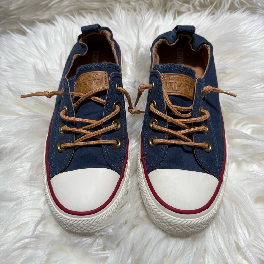 Converse Navy and White Sneakers